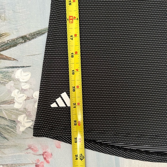 New Women’s Adidas Black with White Dot Print Golf Polo Shirt😎🏌️♀️⛳️ - Picture 7 of 12